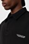 Polo Neck Oversize T-Shirt Black - 6