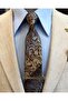 Italian Style Slim Fit Plaid Men's Jacket Camel T12547 - 4