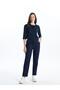 LCW Grace Elastic Waist Straight Fit Women's Jean Trousers