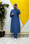 Women's Hijab Clothing Plus Size Aerobin Double Set with Trousers - 2