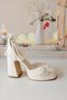 Women's 10 cm Pearl Bridal Shoes - 4