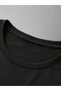 Men T-Shirt "Never Give Up" Print, Knitted Fabric, , Regular Size, Summer Short Sleeve Casual Wear - 2