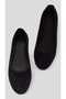 Women's Black Stone Stylish Daily Comfortable Ballerinas - 2