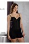 Yamuna Short Latex Corset Black - 4