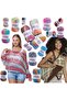 Yarn Art Jeans Crazy Knitting Yarn 8212 Punch Yarn 3-Pack - 3