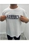 White Unisex Crew Neck Printed T-Shirt - 2