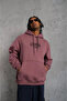 Men's Paradise Printed Hooded Sweat - Dried Rose - 3