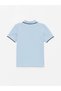 Lcw Kids Blue Polo Neck Boys T-Shirt and Pants - 3