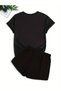 Clothing Set for Women - Casual Short Sleeve T-Shirt & Quick Dry Shorts - 6