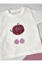 Pumpkin Embroidered Baby Girl Set - 3