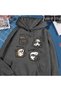 Hip Hop Harajuku Vintage Style American Style Coffee Cat Gray