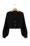 Women’s Knit Cropped Casual Cardigan Jacket - 3