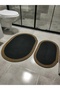 Jute 2-Piece Mat, Bathroom Mat, Door Mat, Balcony Mat, Mat Set, Gift, Dowry - 3