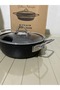 22 cm Fluted Granite Pot - 4