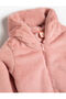 Hooded Plush Jacket Zippered Long Sleeve - 3