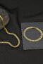 Stainless Steel Barley Men's Chain Bracelet and Necklace Set - Imported Non-Tarnish Chain Necklace - 2