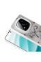 Redmi Note 14 Pro 4g Case with Camera Protection Figured Zore Ponti Silicone Cover - White - 7