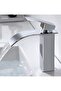 Basin Faucet Chrome Waterfall Square Body Tilted Basin Vanna Armaturedouble Entry Faucet Luxury Ergonomic