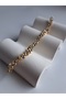 Gold-Colored Silver Triple Dorika Bracelet