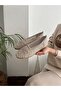Women's Closed Front Straw Ballerinas Lace Knitted Dowry Daily Ballerinas - 3
