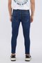 Men's Navy Blue Ankle Length Ripped Skinny Fit Jean Trousers - 4