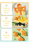 Kids Ride on Push Car, Balance Swing Car for Outdoor Indoor, with Silent Wheels(Orange) - 4
