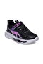 Alessio 010-25 Glitter Mascot Girl's Sneaker Black Lilac 26-30