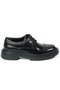 Toscano Genuine Leather Handmade Men's Black Casual Shoes - 5