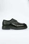 Incanto Genuine Leather Handmade Black Men's Casual Shoes - 7