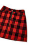 PLAID PATTERNED SKIRT - 4