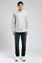 Drake Men's 100% Cotton Long Sleeve Woven Shirt Navy Blue-Beige