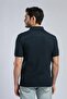 Tyler Men's 100% Cotton Polo Collar T-Shirt Navy Blue - 3