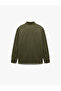 Cotton Long Sleeve Regular Fit Classic Collar Buttoned Shirt Jacket - 4