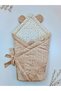 Coffee Color Baby Girl and Boy Blanket Natural Organic Sleeping Swaddle Hospital Release Newborn Seasonal - 3
