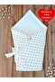 Hearted Baby Blanket 100% Cotton Natural Organic Sleeping Baby Swaddle Hospital Release Newborn - 3