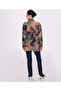 Oversize Floral Patterned Shirt - 7