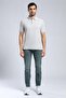 Tyler Men's 100% Cotton Polo Neck T-Shirt Stone