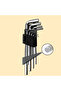9 Piece Long Size Steel Allen Set - Extra Long