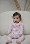 100% Organic Cotton 2-Piece Soft Bear and Pink Plaid Patterned Baby Girl's Sleeping Bag - 2