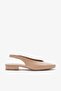 Nicole Nude Genuine Leather Women's Ballerinas