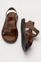 Men's Inside-Out Genuine Leather Orthopedic Summer Flexible and Very Light Casual Shoes Sandals Taba - 7