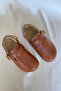 Nora Genuine Leather Sabo Sandals Brown Cork Sole 26-30