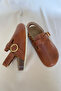 Nora Genuine Leather Sabo Sandals Brown Cork Sole 26-30 - 2