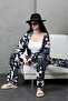 Patterned Multi Kimono Bottom-Top Set - 4
