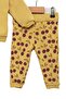 Baby Girl Crew Neck Cherry Patterned Yellow Bottom Top Set - Baby Clothing - 2