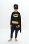 High Quality Batman Muscular Boy Masked Black Spider Adem Pattern Pajamas Suit