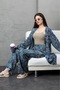 Patterned Multi Kimono Bottom-Top Set - 5
