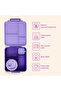 Eazy Kids Jumbo Bento Lunch Box w/ Lunch Bag and Thermos & Dip Jar- Purple - 5