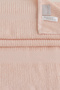 Ivory Salmon Ribbed Micro Fiber 100% Cotton 2 Piece Bath Towel Set 50 X 90 - 70 X 140 1127A - 5