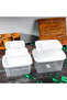 Pack of 5 Containers, 400 ml, 700 ml, 1200 ml, 1800 ml, 2900 ml